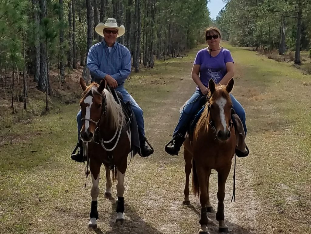 Bolo and Carol on the Trail